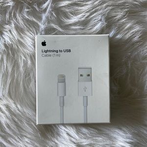 Apple lightning charging cable